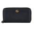 Gucci Marmont Zipped Long Wallet, &pound;180, Accessories, Black, Leather, Front view